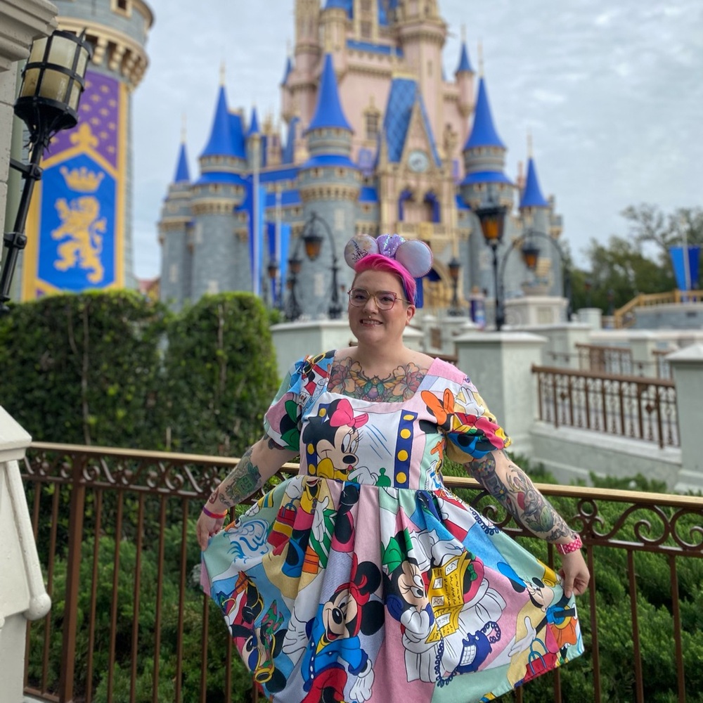 Colorful Disney Character Dress